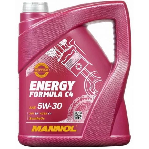 Моторное масло Mannol Energy Formula C4 5W-30, 5 л (MN7917-5)