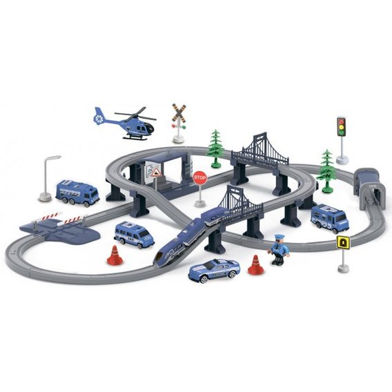 Игровой набор ZIPP Toys Городской экспресс электрическая железная дорога, 104 детали