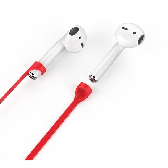 Держатель для наушников AhaStyle Earphone Strap Red (X001STRAP-RED) for Apple AirPods