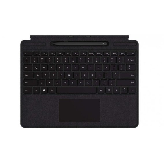 Аксессуар для планшетных ПК Microsoft Surface Pro X / Surface Pro 8 Signature Keyboard with Slim Pen 2 Black (8X6−00007)