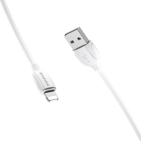 Кабель Borofone USB Cable to Lightning 1m White (BX19)