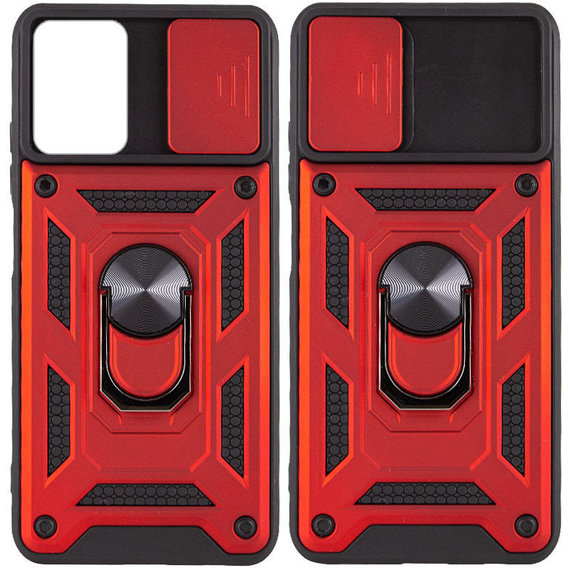 Аксессуар для смартфона Mobile Case Camshield Serge Magnetic Ring Red for Xiaomi Redmi Note 11 4G / Redmi 10
