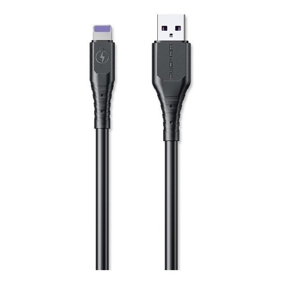 Кабель WK USB Cable to Lightning Wargod Fast 6A 1m Black (WDC-152)