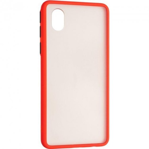 Аксессуар для смартфона Gelius Mat Case New with Bumper Red for Samsung M013 Galaxy M01 Core / A013 Galaxy A01 Core
