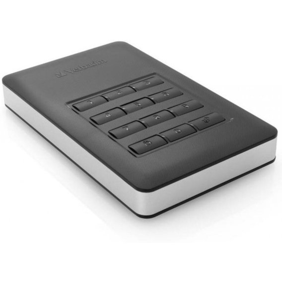 Внешний жесткий диск Verbatim KeyPad 1 TB (53401)