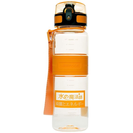 Бутылка для воды UZspace Magic Ion 500мл, Оранжевый (5025)