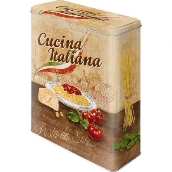 Полезное в доме Коробка для хранения Nostalgic Art XL Cucina Italiana (30316)