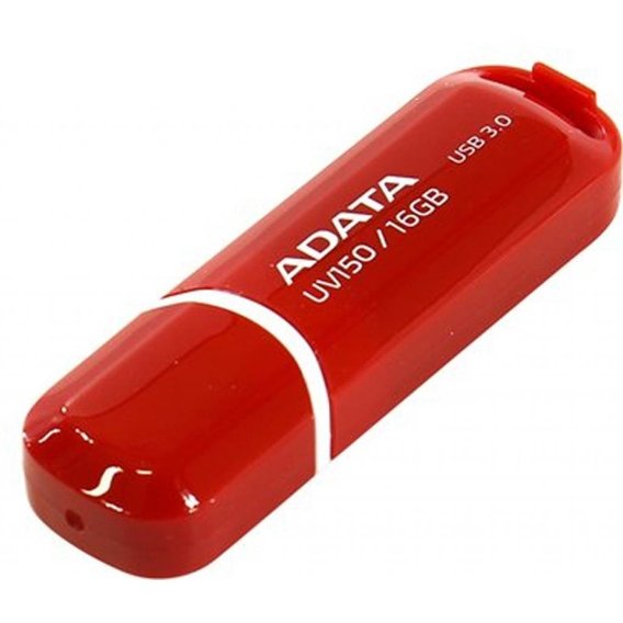 USB-флешка ADATA 16GB UV150 USB 3.0 Red (AUV150-16G-RRD)
