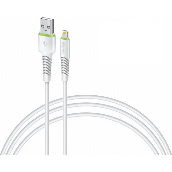 Кабель Intaleo USB Cable to Lightning 1.2m White (CBFLEXL1)