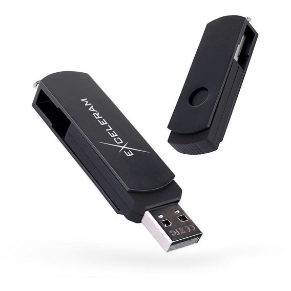 USB-флешка eXceleram 32GB P2 Series USB 2.0 Black (EXP2U2BB32)