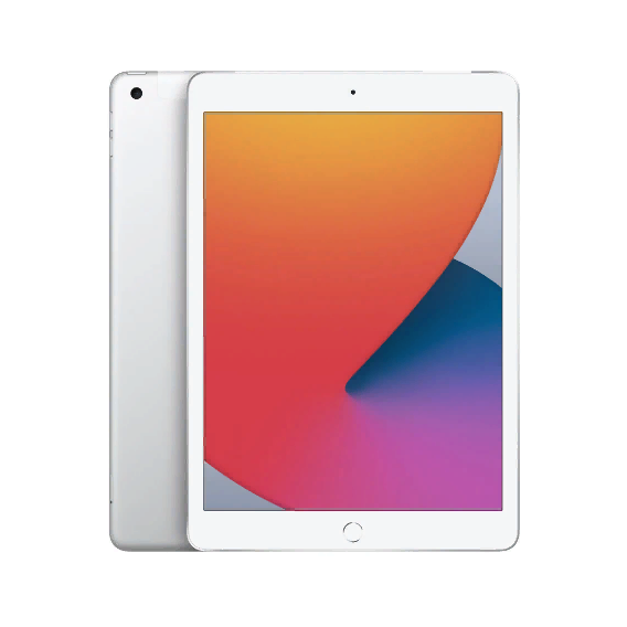 Планшет Apple iPad 8 10.2" 2020 Wi-Fi + LTE 32GB Silver (MYMJ2) UA