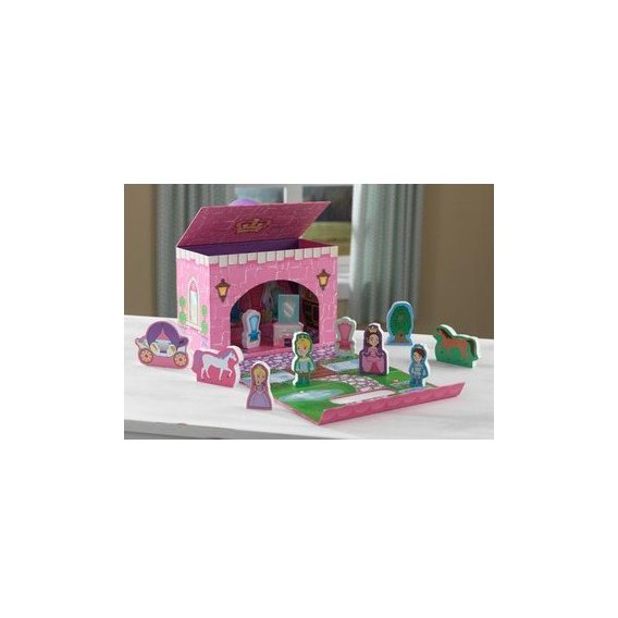 Игровой набор KidKraft Travel Box Play Set - Fairytale Princess Castle (63385)