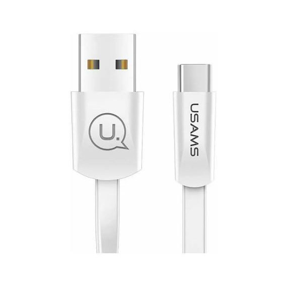 Кабель Usams USB Cable to microUSB 1.2m White (US-SJ201)