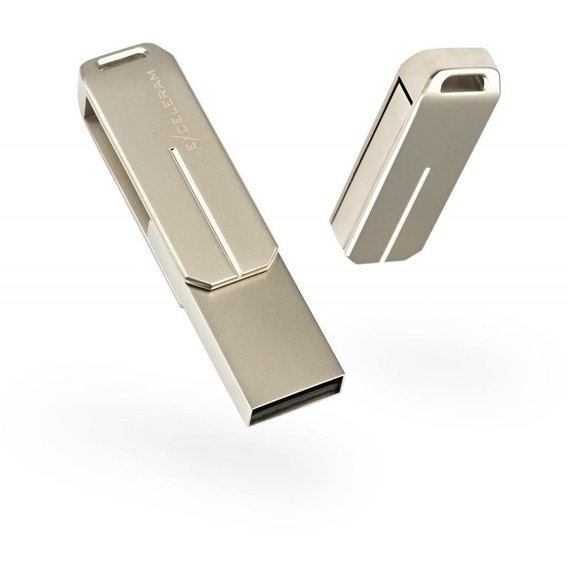 USB-флешка eXceleram 64GB U3 Series USB 2.0 Silver (EXP2U2U3S64)