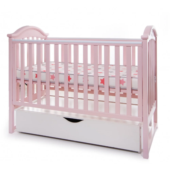 Кроватка детская Twins iLove L100-L-08, розовый