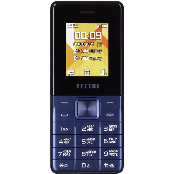 Мобильный телефон Tecno T301 2022 Deep Blue (UA UCRF)