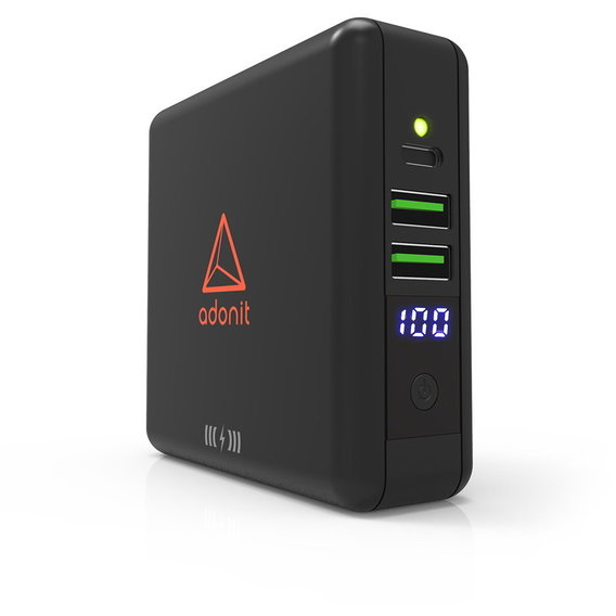 Зарядное устройство Adonit Wireless Charging with Power Bank 6700mAh Travel Cube Black (3124-17-07-A)