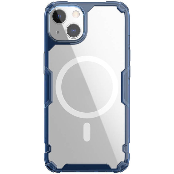 Аксесуар для iPhone Nillkin Nature Pro Magnetic Blue/Clear для iPhone 15 Plus