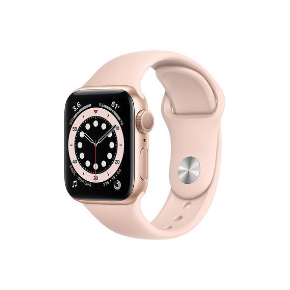 Apple Watch Series 6 40mm GPS Gold Aluminum Case with Pink Sand Sport Band Approved