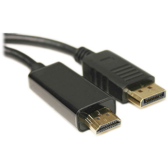 Кабель и переходник PowerPlant DisplayPort - HDMI v1.4 1.8 м (KD00AS1278)