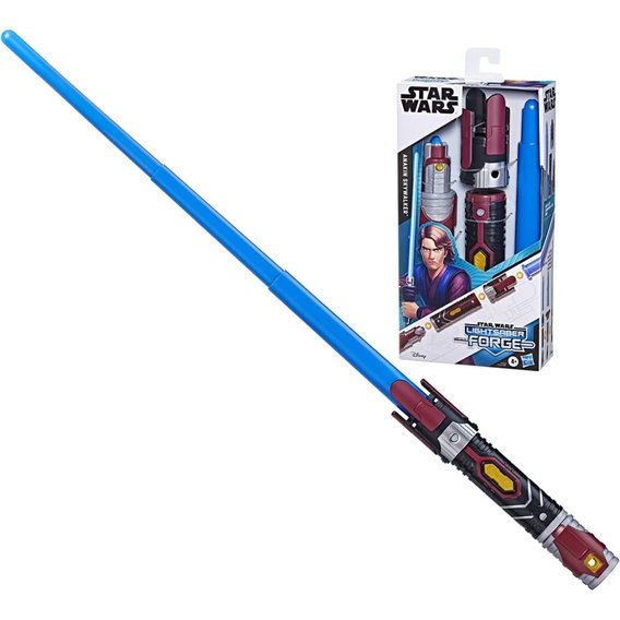 Меч световой базовый Hasbro Star Wars Энакин Скайуокер Кузница световых мечей с подсветкой и звуковыми эффектами (F4057 SW LS Forge Anakin Skywalker)