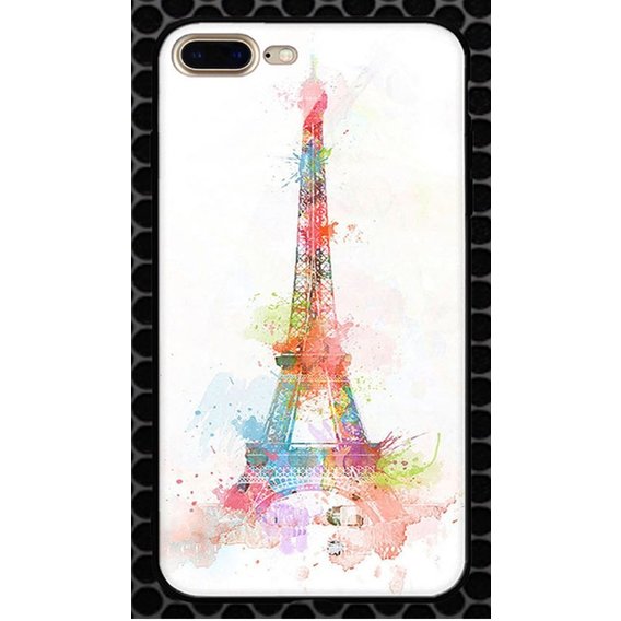 Аксессуар для iPhone Fashion YCT TPU+Glass Paris for iPhone SE 2020/iPhone 8/iPhone 7