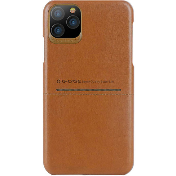 Аксессуар для iPhone Fashion G-Case Cardcool Leather Brown for iPhone 11 Pro Max