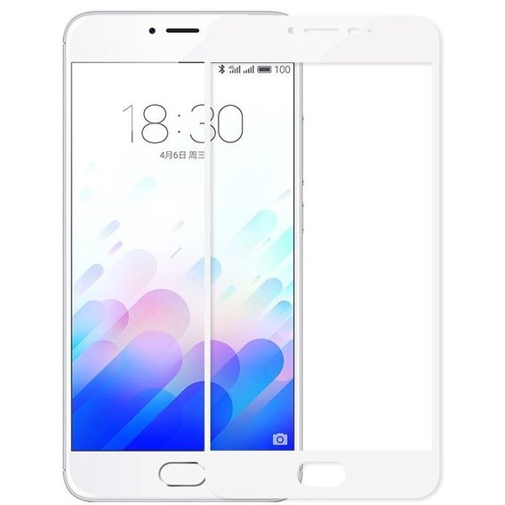 Аксессуар для смартфона Tempered Glass White for Meizu M5 Note