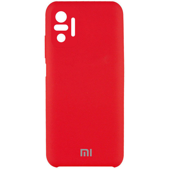 Аксессуар для смартфона Mobile Case Silicone Cover Shield Camera Red for Xiaomi Redmi Note 10 Pro / Note 10 Pro Max