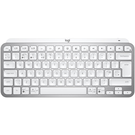 Клавиатура Logitech MX Keys Mini Minimalist UA Pale Grey (920-010499)