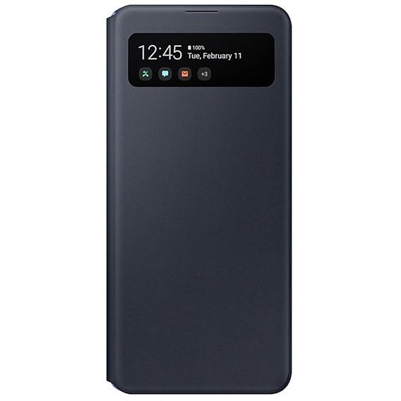 Аксессуар для смартфона Samsung Wallet Cover View S Black (EF-EA415PBEGRU) for Samsung A415 Galaxy A41