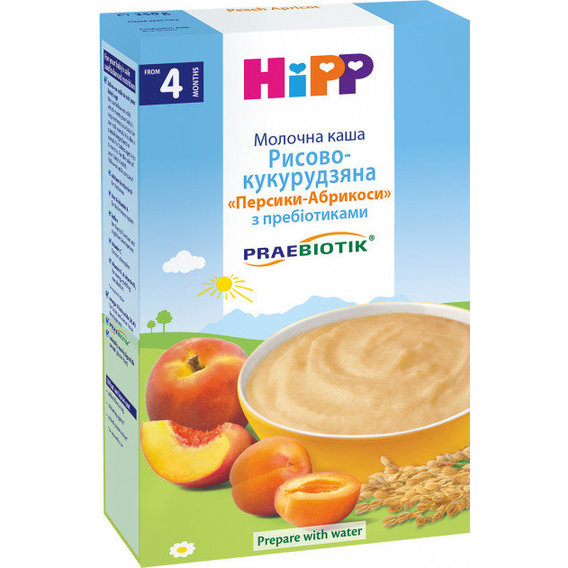 Молочная Каша Персик-Абрикос рис-кукурузная с пробиотиками (9062300140092)