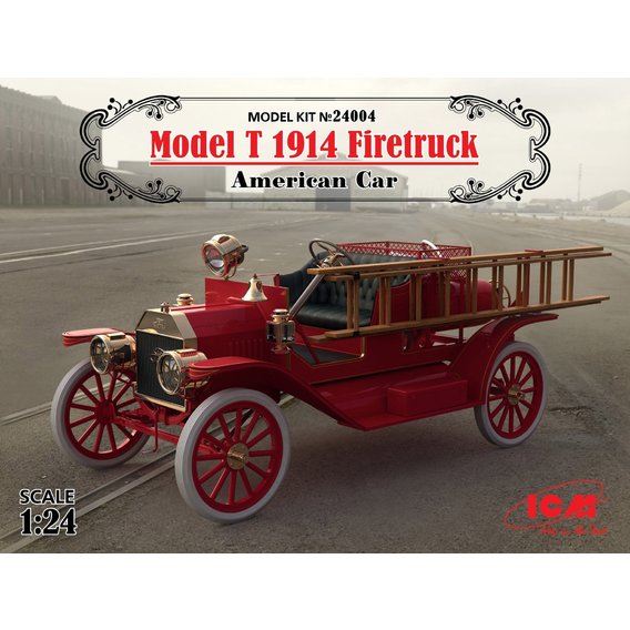 Американский пожарный автомобиль Model T 1914 Firetruck, American Car (ICM24004)