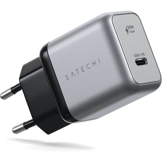 Зарядное устройство Satechi USB-C Wall Charger Gan 30W Space Gray (ST-UC30WCM-EU)