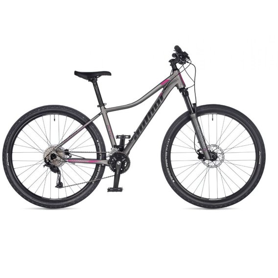 Велосипед Велосипед AUTHOR (2023) Spirit ASL 27,5", рама 16", серебристый (черно-розовый)/серебристый (2023193)