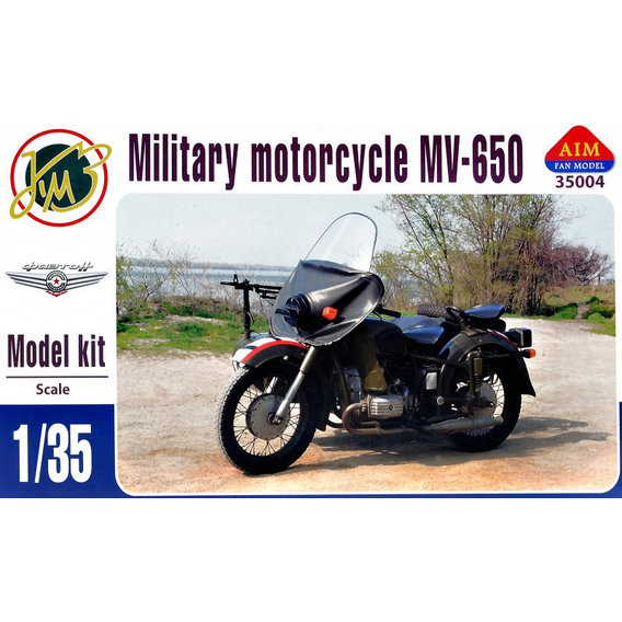 Армейский мотоцикл AIM Fan Model МВ-650 с коляской