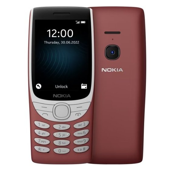 Мобильный телефон Nokia 8210 4G Dual Red (UA UCRF)