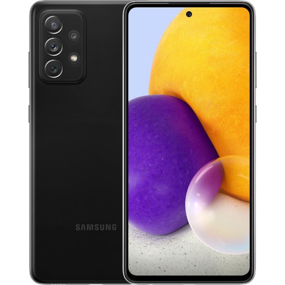 Смартфон Samsung Galaxy A72 6/128GB Dual Awesome Black A725F (UA UCRF)