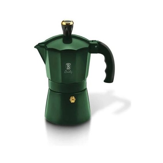 Гейзерная кофеварка Berlinger Haus Emerald Collection 100мл (BH 6478)