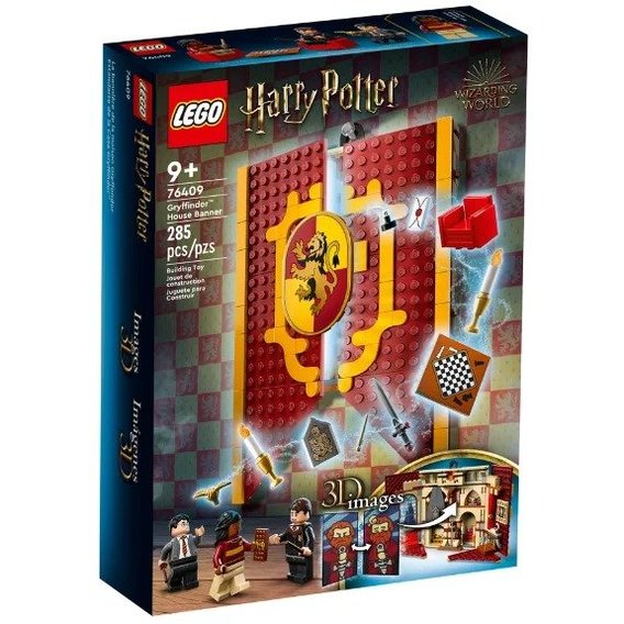 Конструктор LEGO Harry Potter Флаг факультета Гриффиндор 285 деталей (76409)