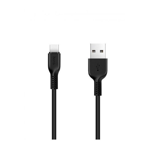 Кабель Hoco USB Cable to USB-C X13 Easy Charged 1m Black