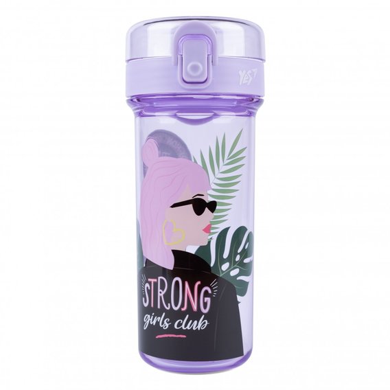 Бутылка для воды YES Strong Girls, 430мл (707629)