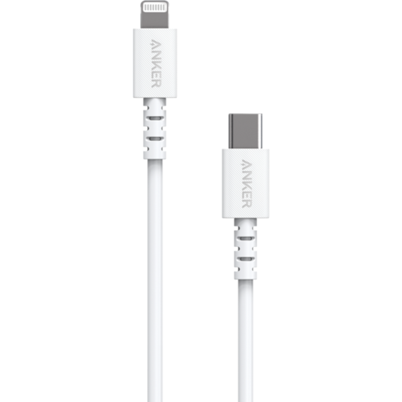 Кабель ANKER Cable USB-C to Lightning Powerline Select V3 PD 90cm White (A8612G21)