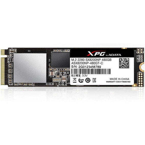 ADATA XPG SX8200 480 GB (ASX8200NP-480GT-C)