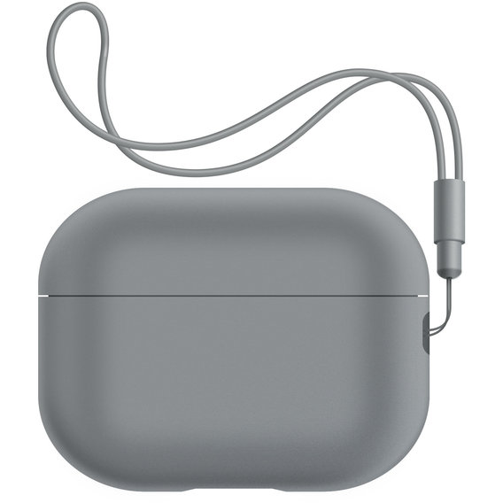 Чехол ArmorStandart Silicone Case with straps Gray (ARM68610) for Apple Airpods Pro 2