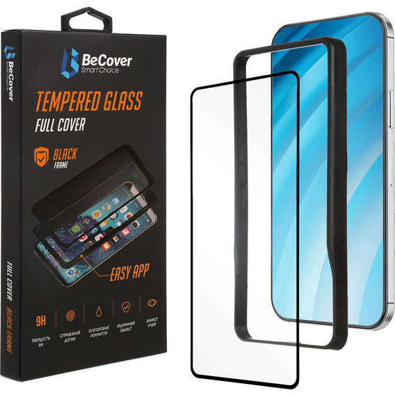 Аксессуар для смартфона BeCover Tempered Glass Premium Easy Installation Black for Xiaomi Redmi Note 9S/Note 9 Pro/Note 9 Pro Max (705474)