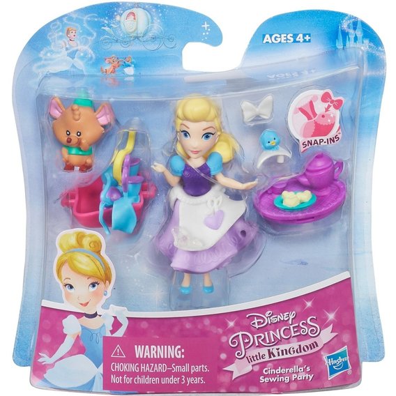 Игровой набор Hasbro маленькая кукла Принцесса Золушка и ее друг (B5331_B5333)