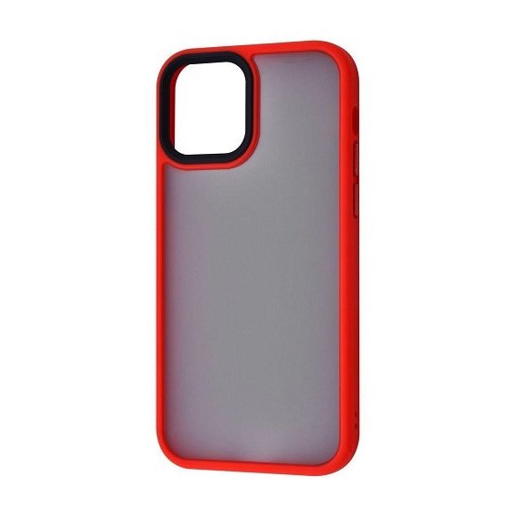 Аксессуар для iPhone TPU Case Shadow Matte Metal Buttons Red for iPhone 13 mini