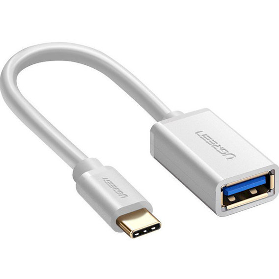 Адаптер Ugreen Adapter US154 USB-C to USB3.0 White (30702)