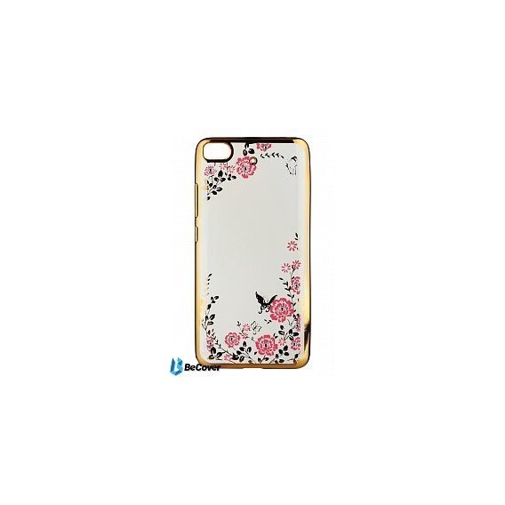 Аксессуар для смартфона BeCover Flowers Series Gold for Xiaomi Redmi Mi5s
